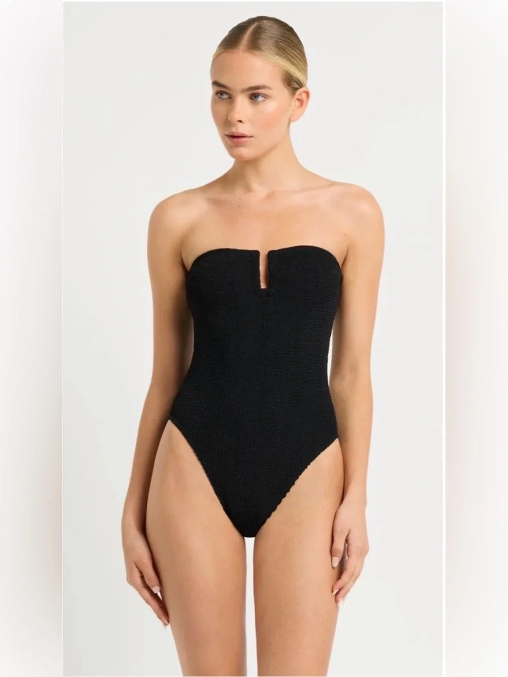 New Bond-eye Blake One piece Swimsuit NWT Black Ribbed
